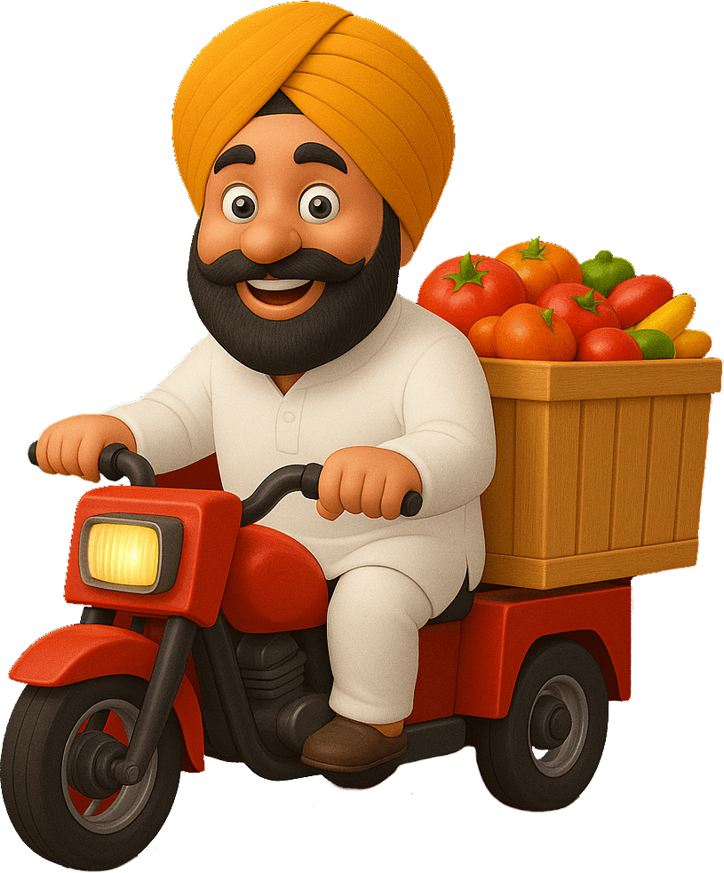 Delivery Man on Scooter